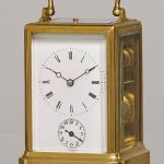 A GILT-BRASS STRIKE REPEATING CARRIAGE CLOCK WITH ALARM, FRENCH, JAPY FRERES & CIE, CIRCA 1860