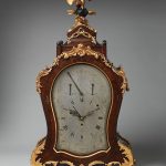Musical bracket clock with calendar ca. 1770 or later Clockmaker: Thomas Lozano