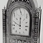Musical Bracket clock by Thos Uddal Made in England, c 1805.