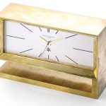 Patek Philippe A RARE QUARTZ TABLE CLOCK WITH SWEEP SECOND MADE FOR THE S.B.S. REF 1160E N 1.800.087 MADE IN 1972