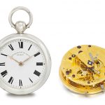 George Prior. A large, rare and unusual silver openface pocket chronometer with later case