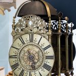 Lantern clock, brass, John Andrews and Co. London, England, c. 1695