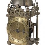 An important 'First Period' brass lantern clock