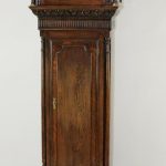 Wilkes & Sons Irish oak tall case clock
